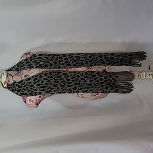 FREE with Purchase CEJON Leopard Metallic Thread Scarf